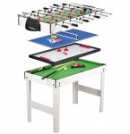 Table 4 jeux en 1 - billard, babyfoot, hockey de table et ping-pong