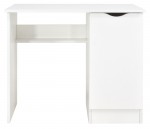 Bureau blanc avec étagère ROMA 