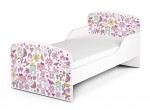 Moderne Lit d'Enfant Toddler avec matelas Mes rêves roses