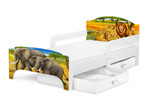 Lit d'Enfant SMART en bois avec un matelas Safari
