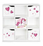 Kubico Max Lovely Licorne – Bibliothèque Moderne au Style Élégant et Fonctionnel 