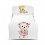  Moderne Lit d'Enfant Toddler 140/70 motif: Nounours
