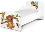 Moderne Lit d'Enfant Toddler avec matelas Ours et Abeilles