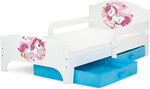 Lit d'Enfant SMART en bois avec un matelas Lovely Licorne 