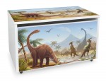 Coffre à jouets sur roulettes 'Jurassic'
