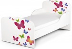 Moderne Lit d'Enfant Toddler motif PAPILLONS avec matelas