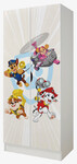 Armoire blanche deux portes PAW Patrol : La Pat' Patrouille