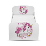 Moderne Lit d'Enfant Toddler avec matelas Motif Lovely Licorne