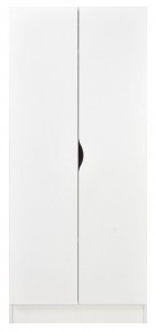 Armoire blanche deux portes Roma