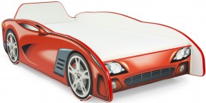 Moderne Lit d'Enfant Toddler SPORT CAR 140/70 cm